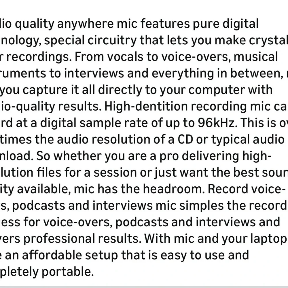 USB Microphone - Black and Silver